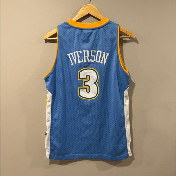 Vintage Denver Nuggets Allen Iverson NBA Basketball Jersey - Picture 2 of 8